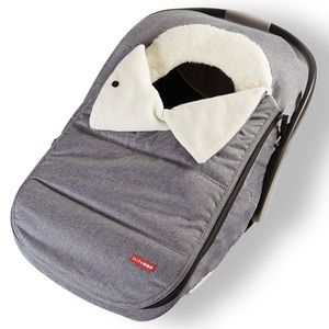 Skip Hop Stroll & Go Car Seat Cover-Heather Grey Winter Cold Weather